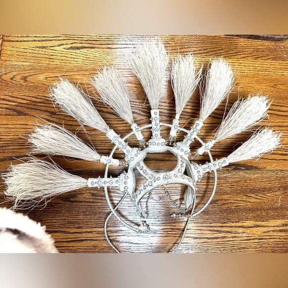 House of Malakai Feather Headdress | Rare Custom Avant-Garde Crown Statement main image 6